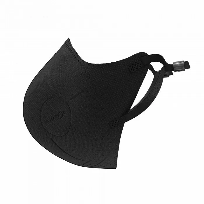 AirPop Light SE Face Masks, Washable and Reusable, Adjustable Fit, Black, 43576 (Bulk Pack of 50)