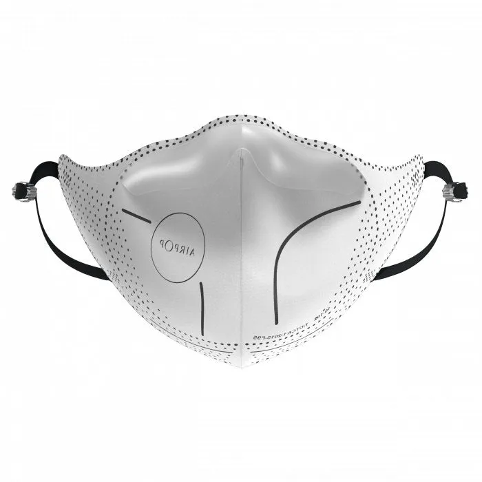 AirPop Light SE Face Masks, Washable and Reusable, Adjustable Fit, Black, 43576 (Bulk Pack of 50)