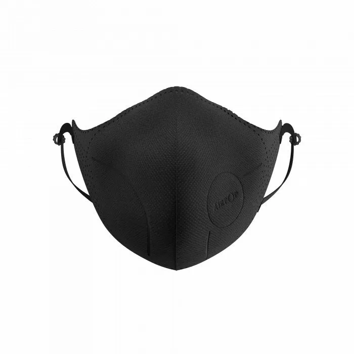 AirPop Light SE Face Masks, Washable and Reusable, Adjustable Fit, Black, 43576 (Bulk Pack of 50)