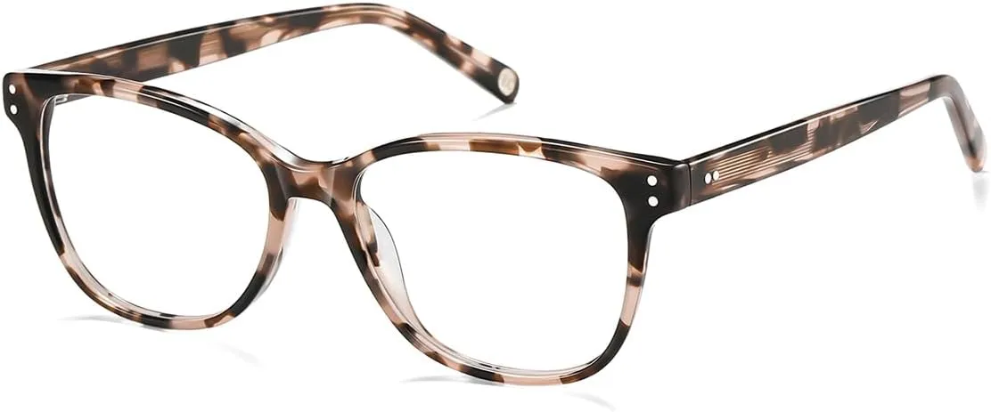 Blue Light Blocking Reading Glasses for Women Acetate Frame Metal Spring Hinges Readers for Women