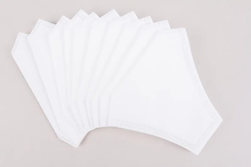 Disposable Filter Inserts for 3 Ply Reusable Masks, 10 PK