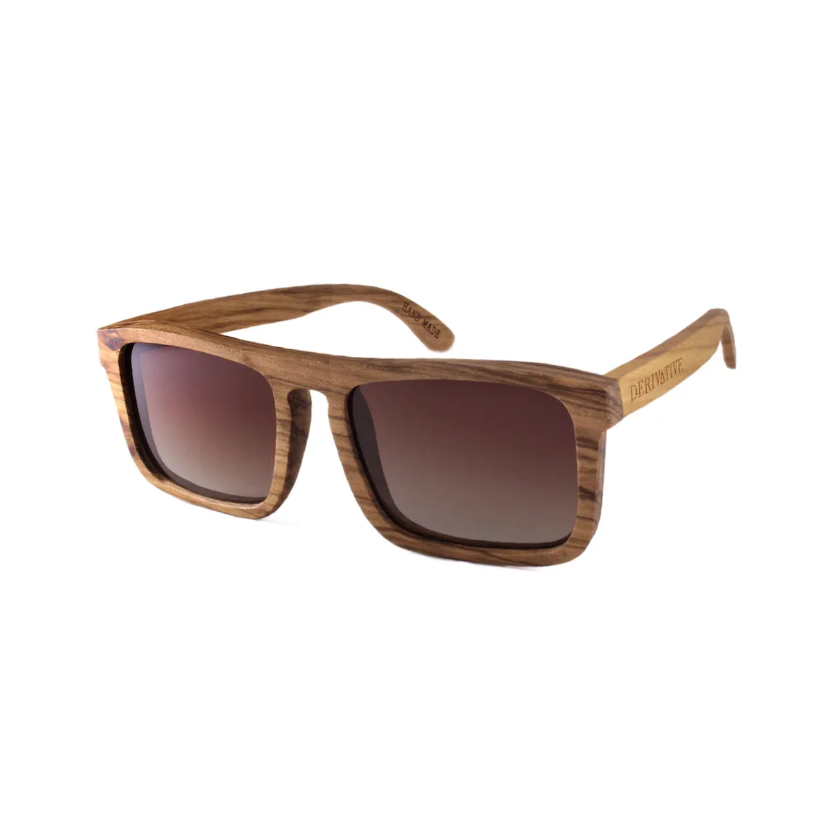 Greysun | Polarized Zebra Wood Sunglasses