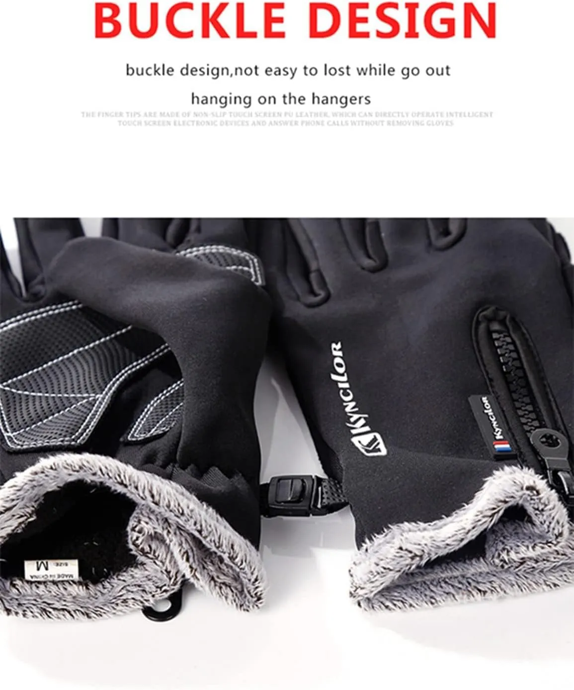 KeuLEn Winter Warm Gloves, -30 Cold Proof Thicken Thermal Warm Touchscreen Cold Weather Winter Sports Ski Gloves for Cycling, Running, Driving, Hiking, Skiing - Men & Women