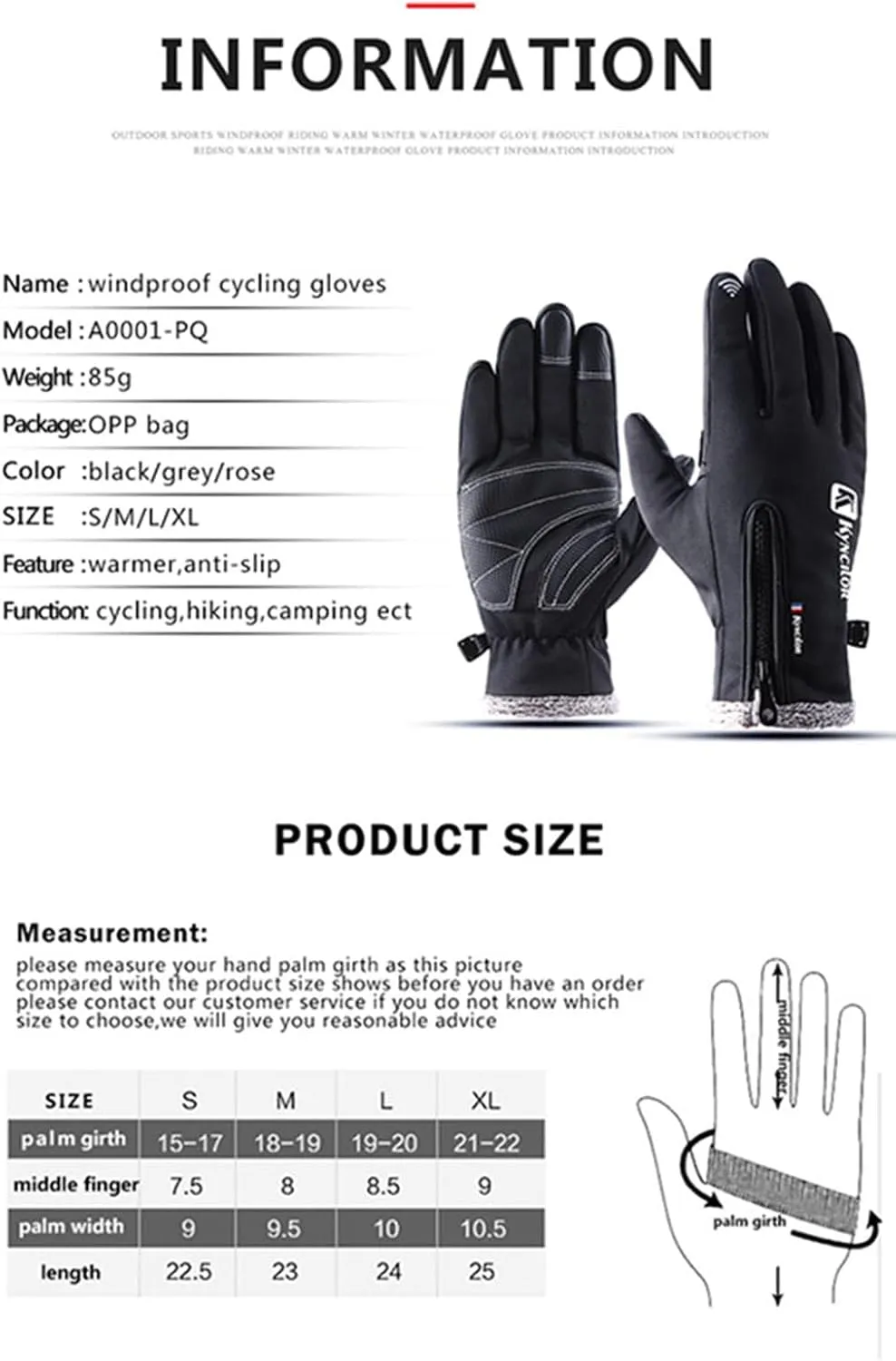 KeuLEn Winter Warm Gloves, -30 Cold Proof Thicken Thermal Warm Touchscreen Cold Weather Winter Sports Ski Gloves for Cycling, Running, Driving, Hiking, Skiing - Men & Women