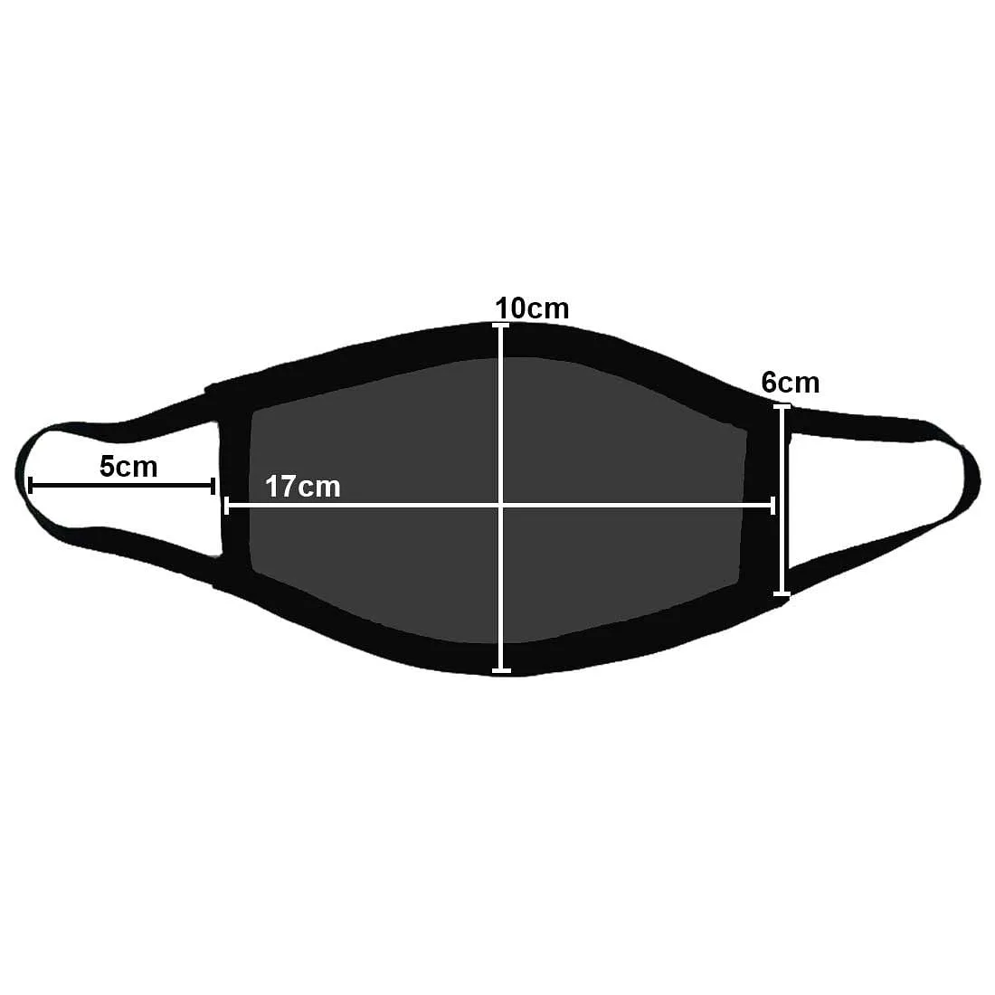 Kids Facemask - Set Of 2 -  Unicorn Black