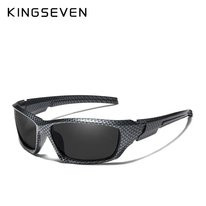 KINGSEVEN Fashion Cycling Polarized Sunglasses Men Luxury Brand Designer Vintage Driving Sun Glasses Male Goggles Shadow UV400