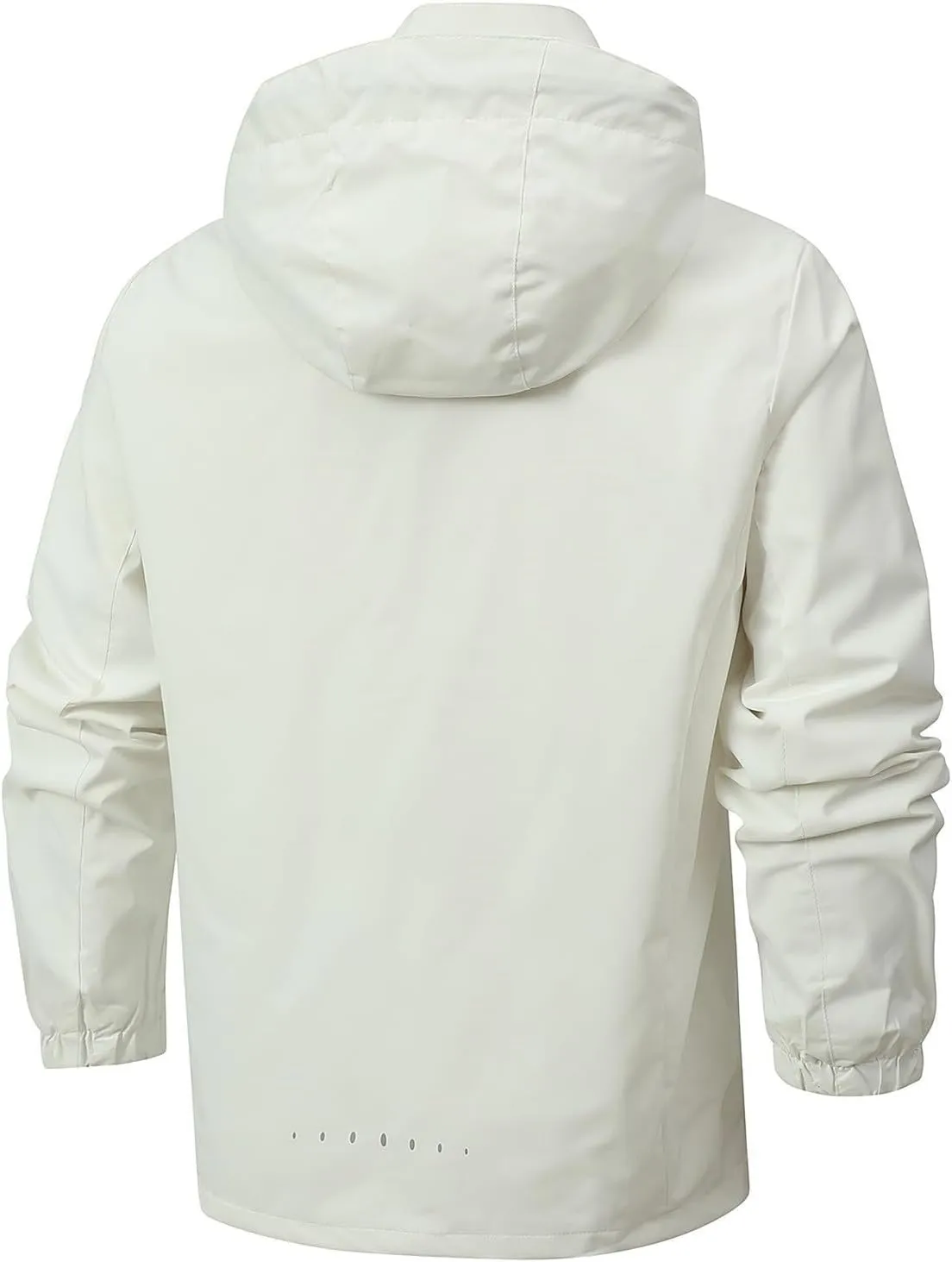 Men's All-Weather Hiking Jacket - Waterproof & Windproof Raincoat with Hood