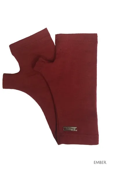 MERINO WOOL FINGERLESS GLOVES WOMENS EMBER