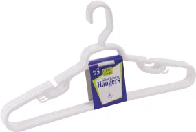 Merrick C84311-GH Tubular Hanger, Plastic, White :PK  3: QUANTITY: 12