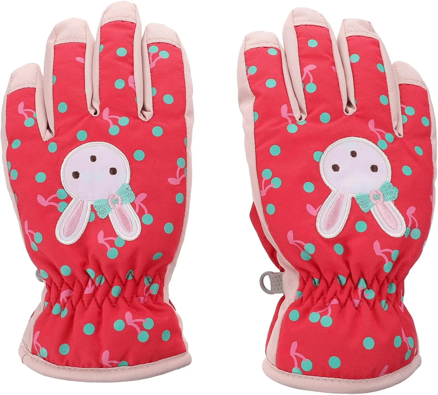 Milisten Waterproof Boys and Girls Gloves Winter Warm Ski Mittens Boys and Girls Hiking Gloves Soft Material Non-Slip Grip