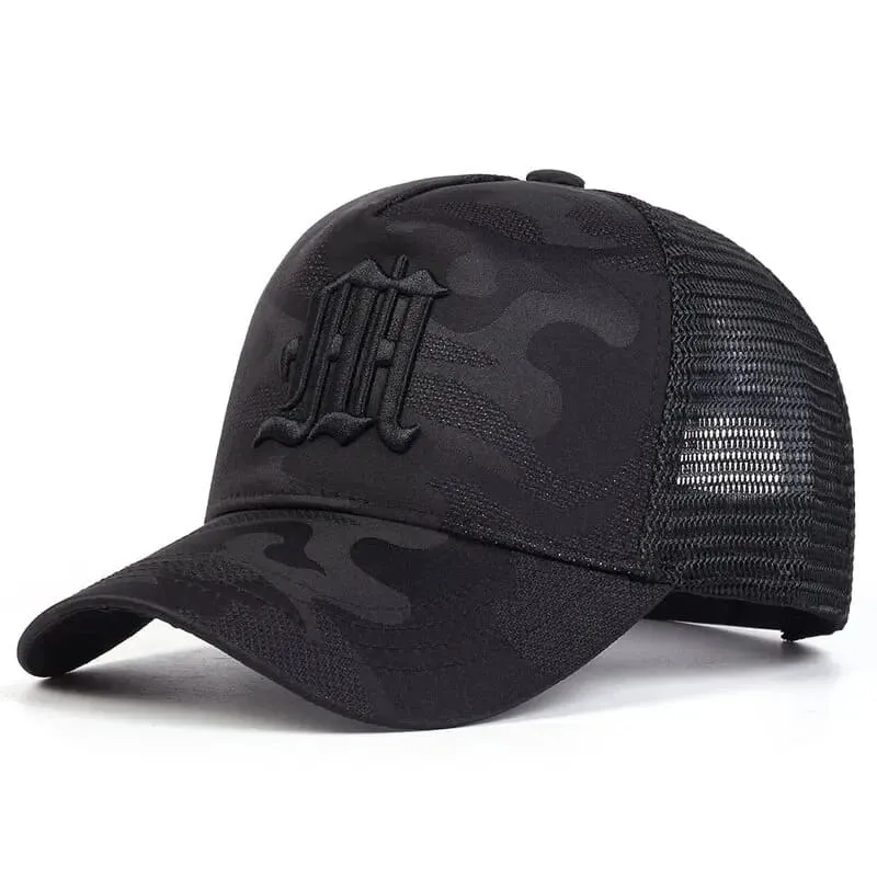 Mindset Black Camouflage Trucker Cap