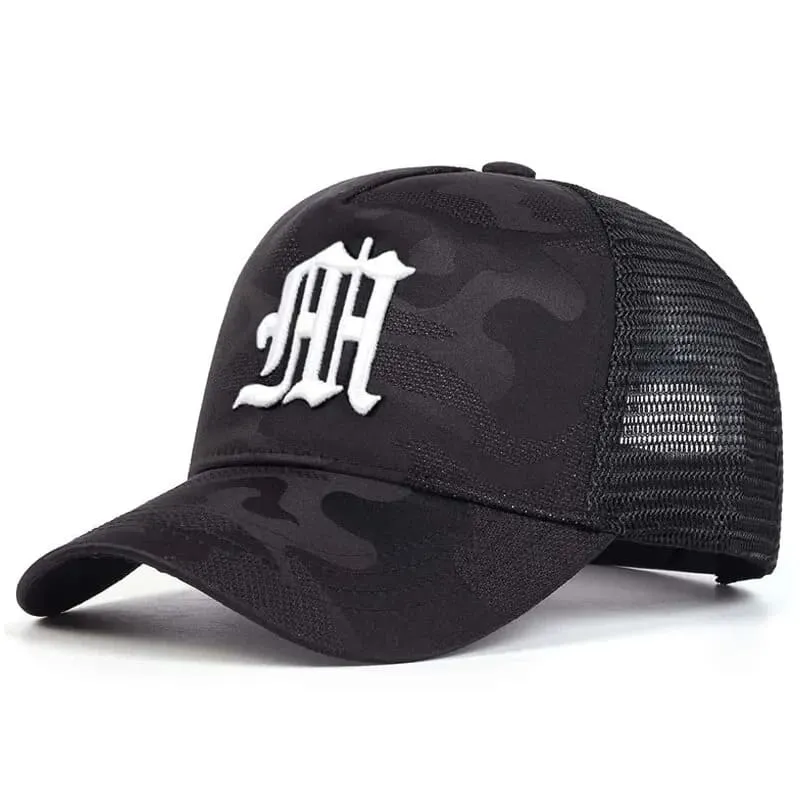 Mindset Black Camouflage Trucker Cap