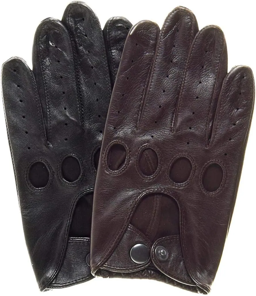 Momentum Men's Touchscreen Leather Driving Gloves RS6768