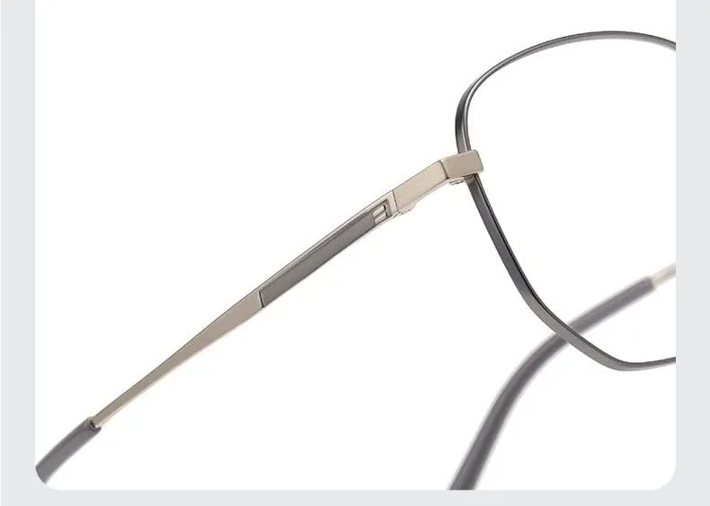 NEWADA Stylish Metal Frame Blue Light Blocking Reader, Metal Anti Eyestrain Computer Reading Glasses, Unbreakable TV Eyewear (Color : Bronze, Size :  0.00)