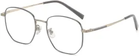 NEWADA Stylish Metal Frame Blue Light Blocking Reader, Metal Anti Eyestrain Computer Reading Glasses, Unbreakable TV Eyewear (Color : Bronze, Size :  0.00)