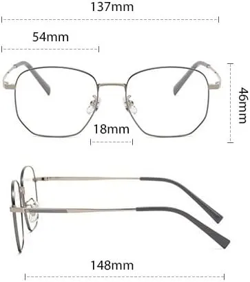 NEWADA Stylish Metal Frame Blue Light Blocking Reader, Metal Anti Eyestrain Computer Reading Glasses, Unbreakable TV Eyewear (Color : Bronze, Size :  0.00)