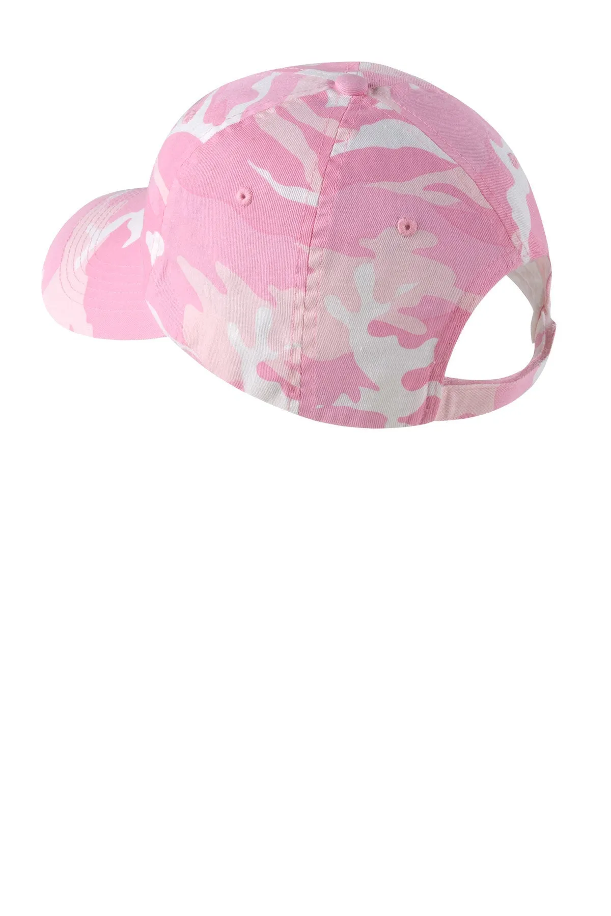 Port Authority Camouflage Custom Caps, Pink Camo