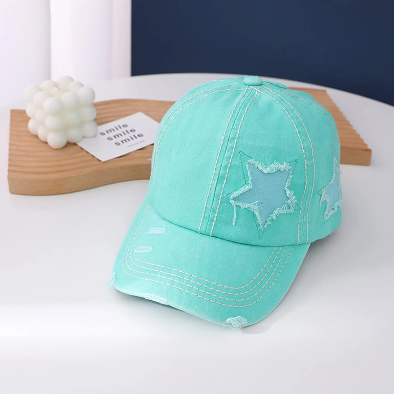 ProMindFun Womens Pony Hat High Ponytail Baseball Cap Girls Messy Bun Caps Camouflage Trucker Bad Hair Day Adjustable Dad Hat
