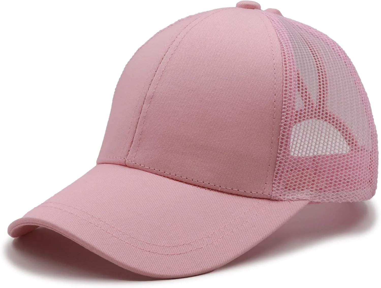 ProMindFun Womens Pony Hat High Ponytail Baseball Cap Girls Messy Bun Caps Camouflage Trucker Bad Hair Day Adjustable Dad Hat