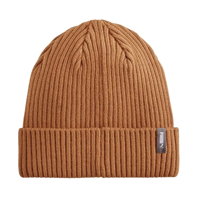 Puma Eco-Friendly Thermal Knit Beanie - Light Brown Comfort for All Seasons