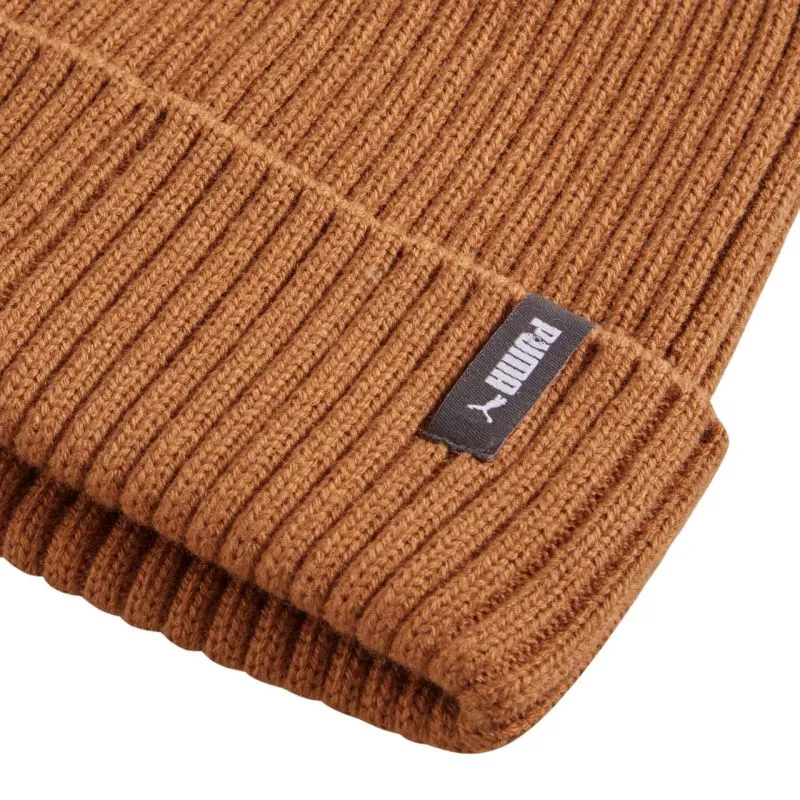 Puma Eco-Friendly Thermal Knit Beanie - Light Brown Comfort for All Seasons