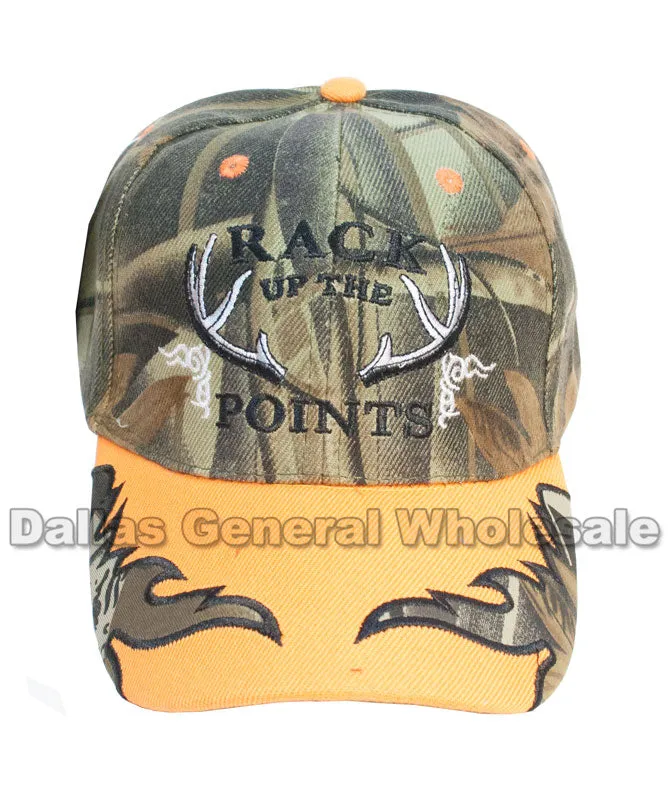 "RACK UP THE POINTS" Casual Baseball Caps