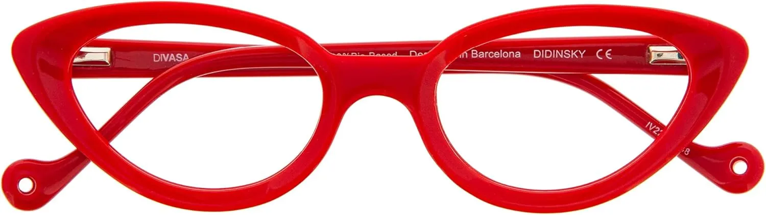 Reading Glasses Blue Light Blocking Unisex Readers. Acetate Frames, Flexible Temples and Anti-Reflective Lenses - Cherry  2.5 - DIVASA