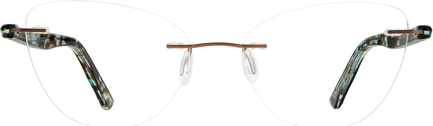 Scojo New York Gels Big Cat Eye Reading Glasses, Handmade Scratch Resistant Readers for Women and Men