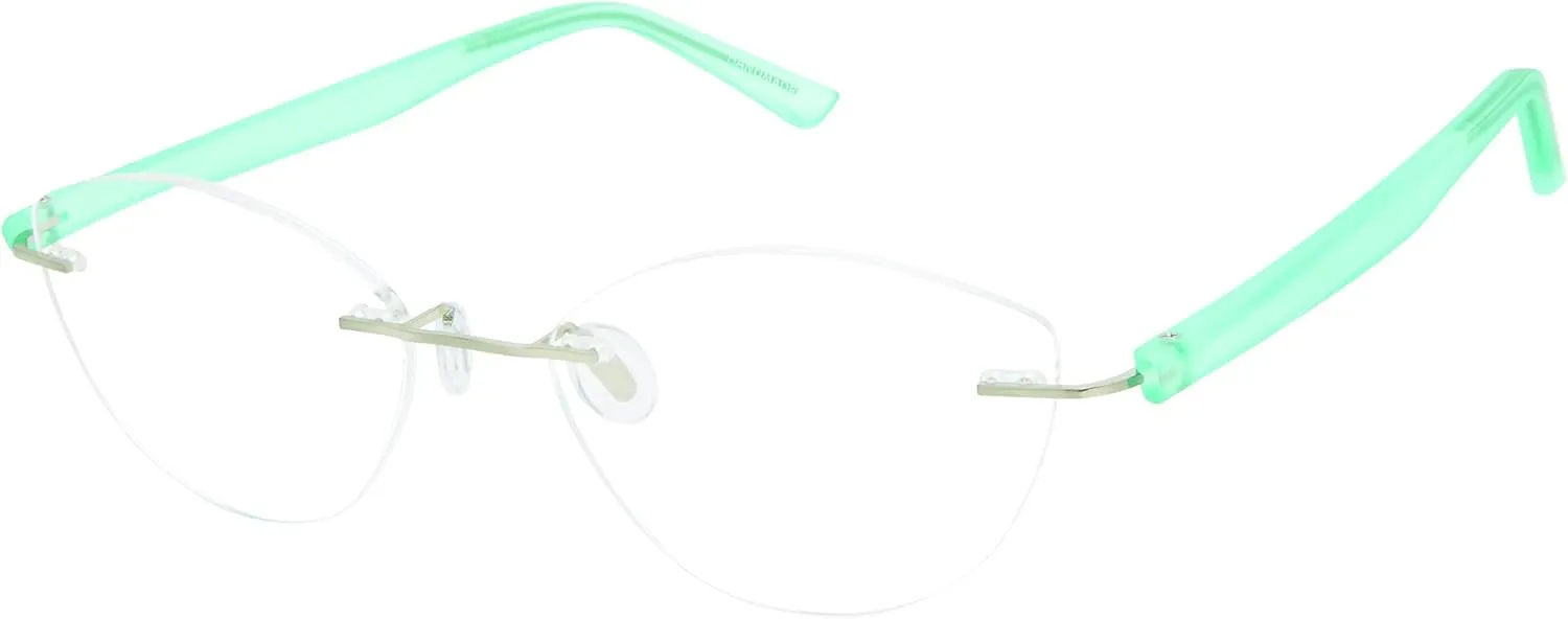 Scojo New York Gels Cupcake Cat Eye Reading Glasses, Handmade Scratch Resistant Readers for Women and Men