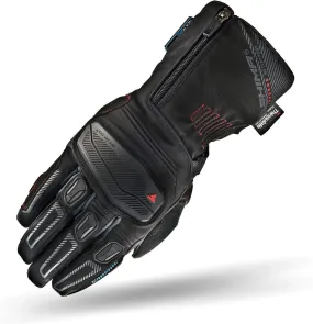 SHIMA Inverno Motrocycle Gloves for Men - All Season, Waterproof, Touchscreen, Insulated Biker Riding Gloves with Knuckle and Finger Protectors, Palm Slider, Reinforced Palm (Black, S)