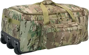 Travel Duffle Bag With Wheels Extra Large Rolling Duffel Bags for Tactical Military Deployment Camping