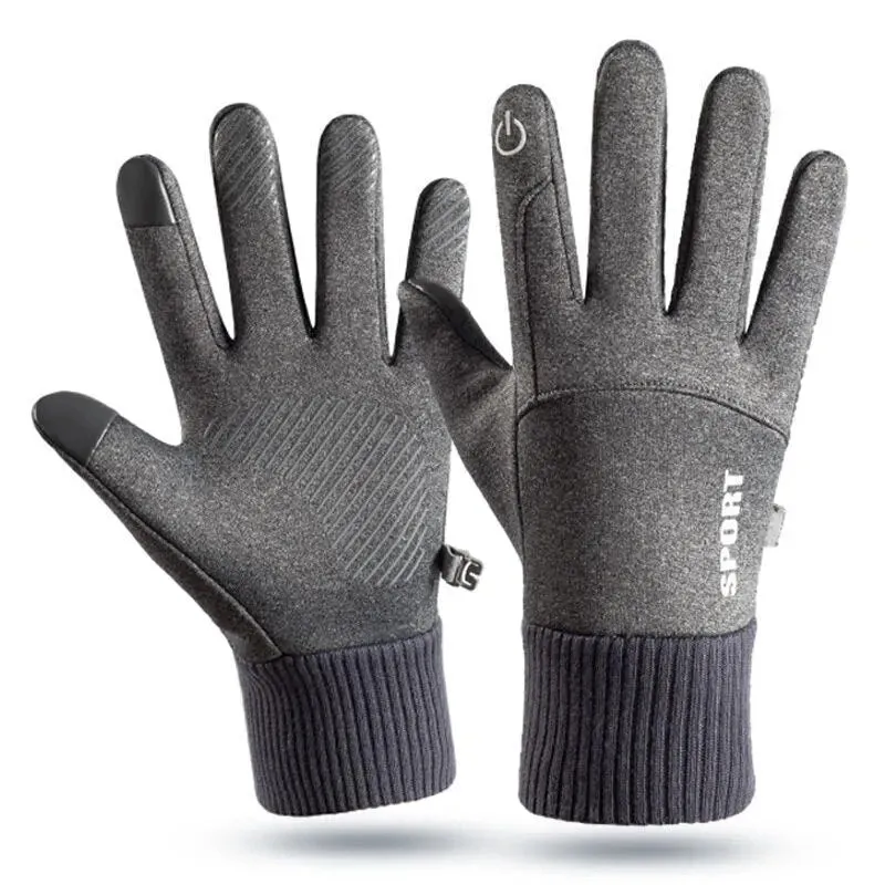 Winter Gloves for Men Women Touchscreen Anti-Slip Thermal Warm Windproof Glove for Running Cycling Motorcycle Hiking Ski Driving