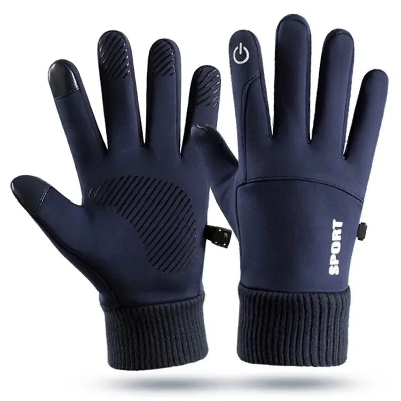 Winter Gloves for Men Women Touchscreen Anti-Slip Thermal Warm Windproof Glove for Running Cycling Motorcycle Hiking Ski Driving