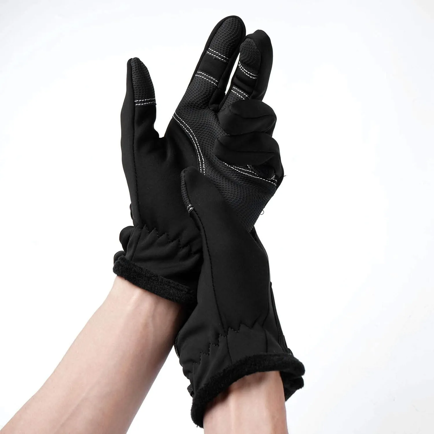 Winter Gloves Touch Screen Fingers Warm Gloves Insulated Anti-Slip Windproof Waterproof Cycling Riding Work for Men