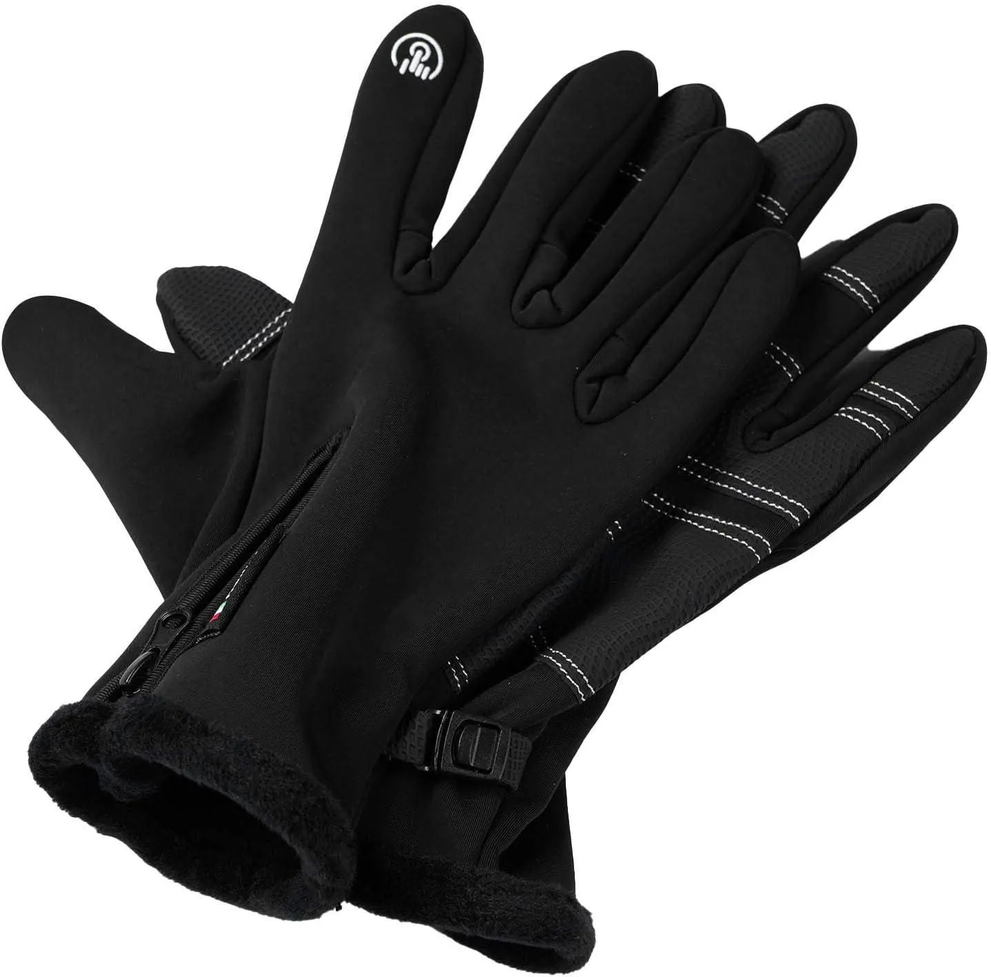 Winter Gloves Touch Screen Fingers Warm Gloves Insulated Anti-Slip Windproof Waterproof Cycling Riding Work for Men