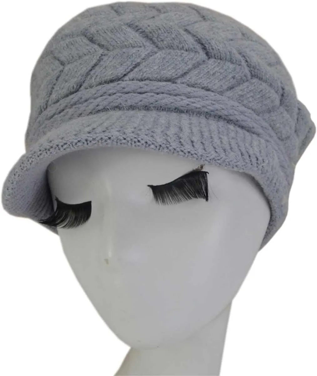Winter Hat Scarf Gloves Set for Women Men, Warm Fleece Beanie Touchscreen Glove Thermal Scarves for Cold Weather U-SY-L1