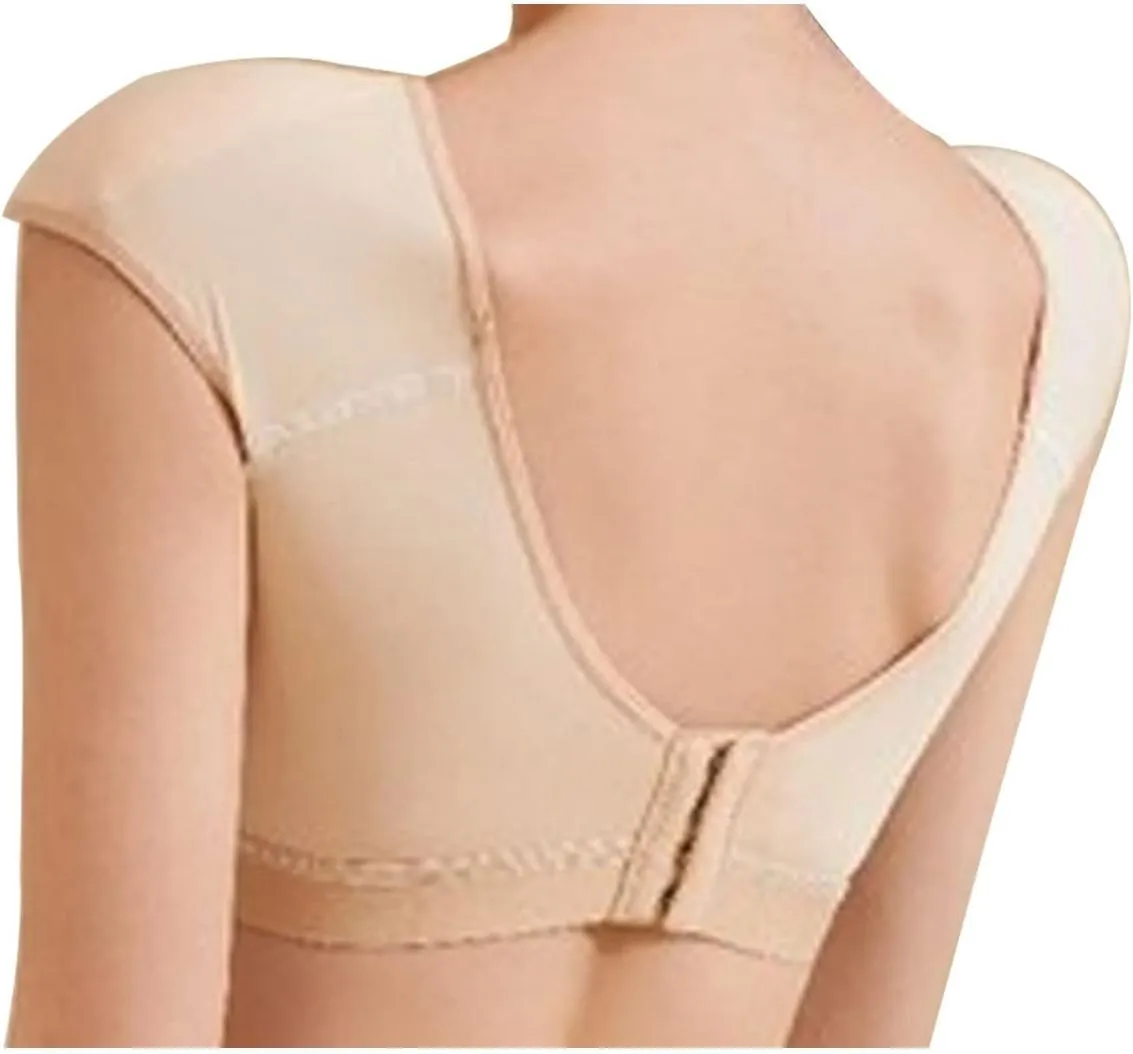 Women Hood Sports Short Sleeves 2 in 1 Built-in Shoulder Pad T Shirts Gym Fitness Sweatshirts Training,Beige-Medium