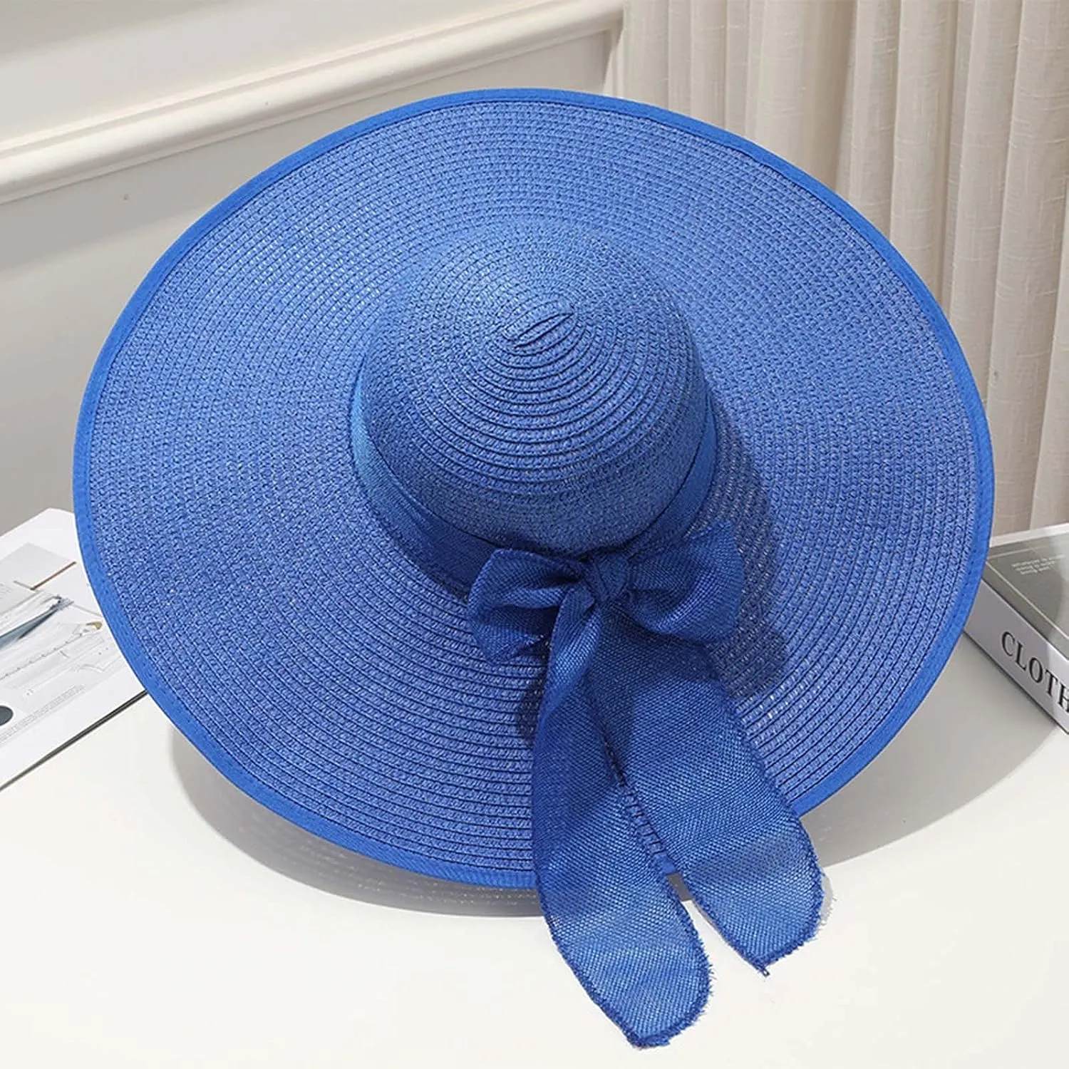 Women Sun Hat Wide Brim Floppy Beach Hat Breathable UPF 50  Hat Outdoor Foldable Packable Summer Cap Birthday Easter
